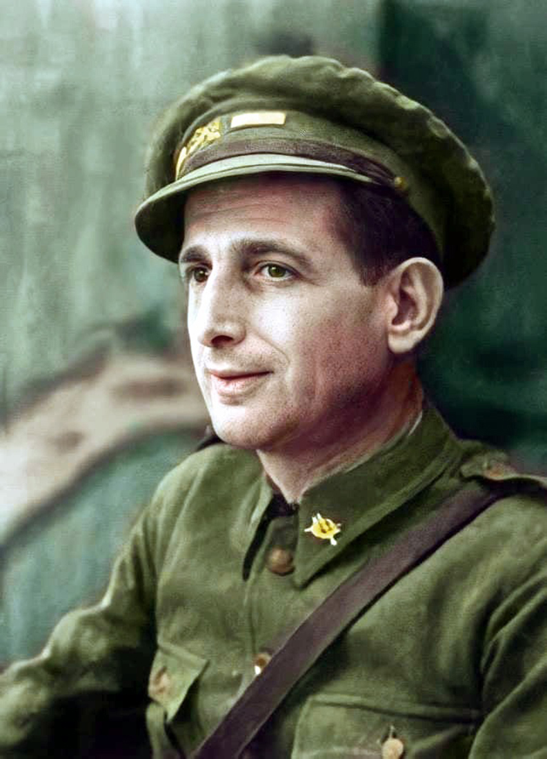 Майор Амадо Гранель в форме испанской Народной армии Республики, 1936 год